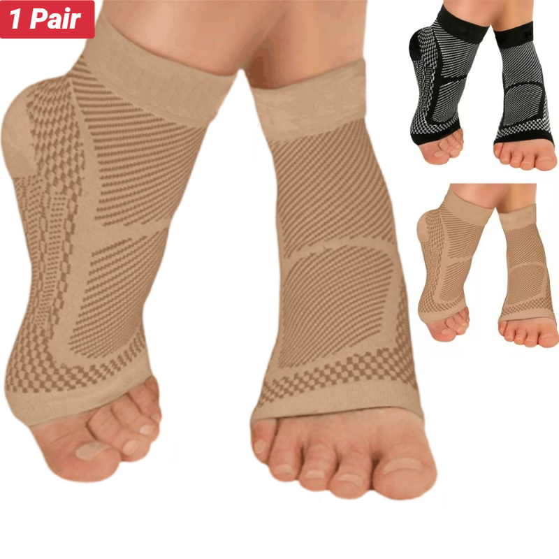 Ankle Brace Support - Sport-Knöchelstütze Kompressionsmanschette Plantarfasziitis-Socke für Achillessehnenentzündung Gelenkschmerzen