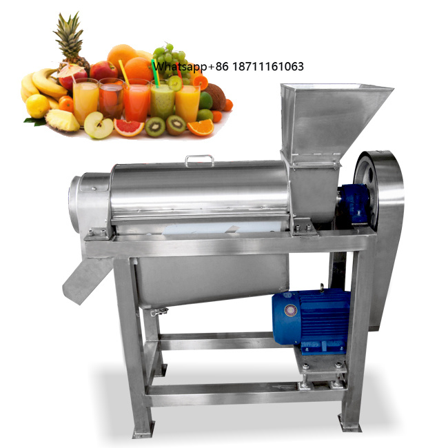 Cold Press Juicer - Automatische Karotten-Kaltpressmaschine Kommerzielle Obst-Gemüse-Orangen-Zuckerrohr-Entsafter-Maschine Spiral-Entsafter-Maschine