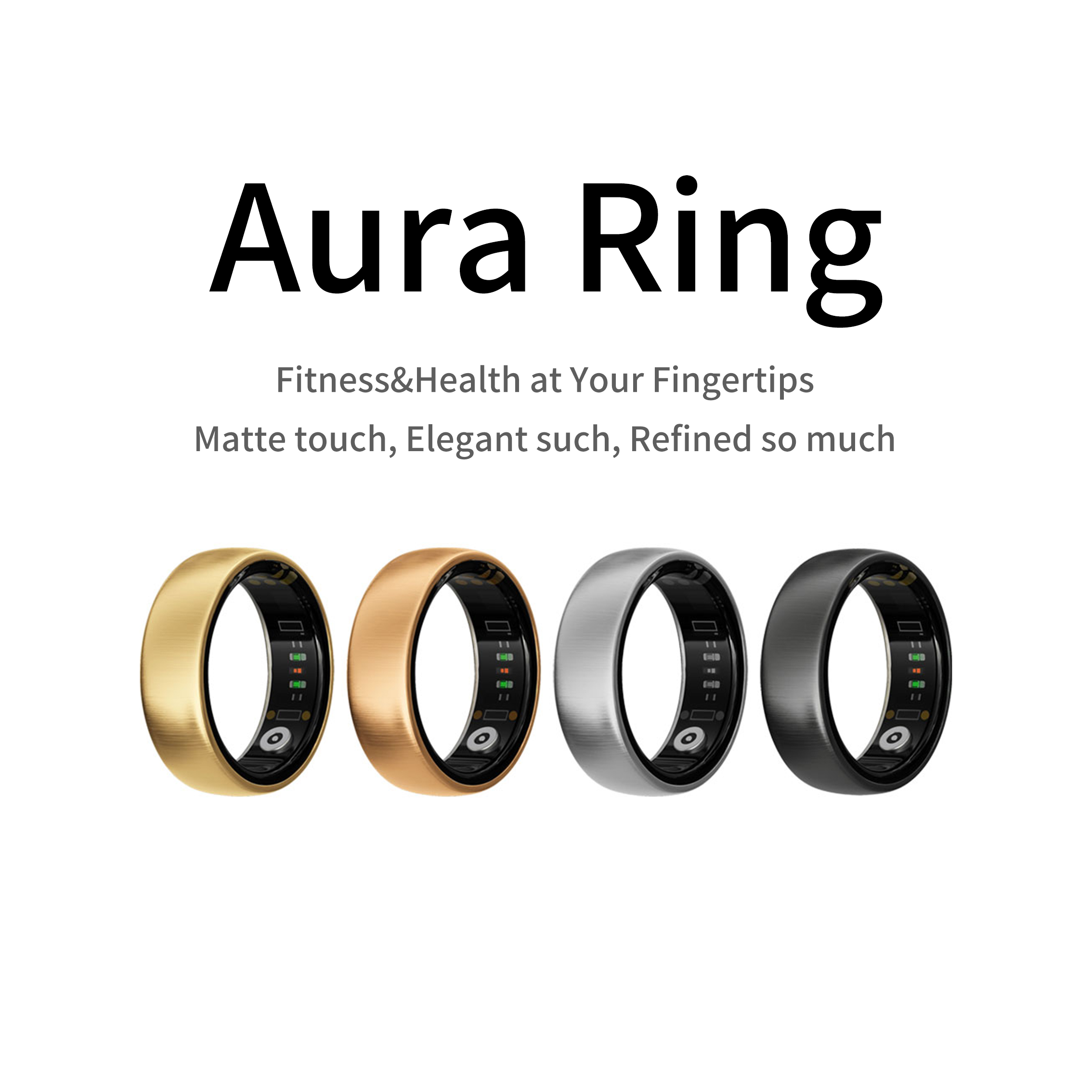 Women'S Health & Wellness Center - AURA Matt Smart Ring Fitness Sport