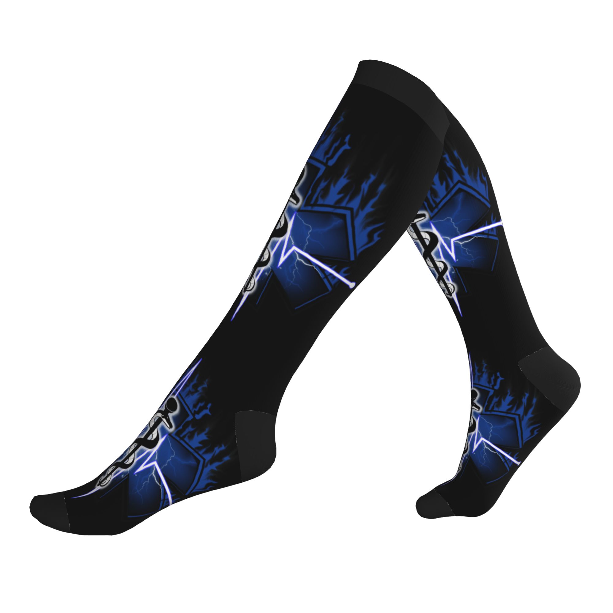 Women'S Health & Wellness Center - Modische Emt Star Of Life Logo-Socken