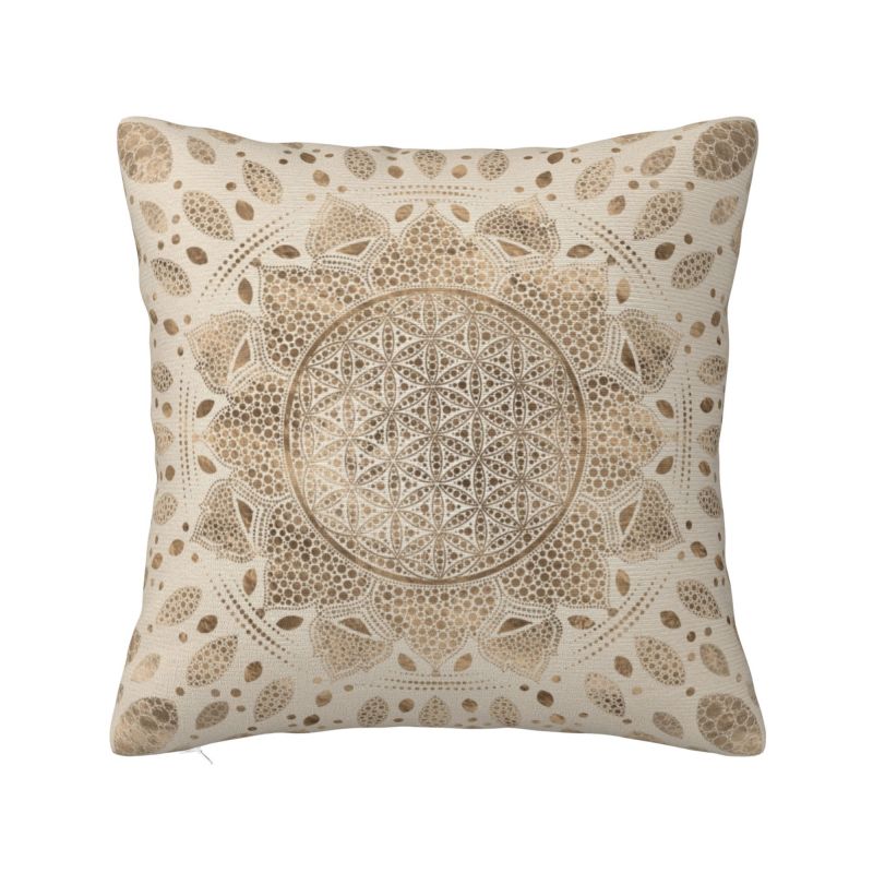 Meditation Cushion Zafu - Benutzerdefinierte Blume des Lebens im Lotus