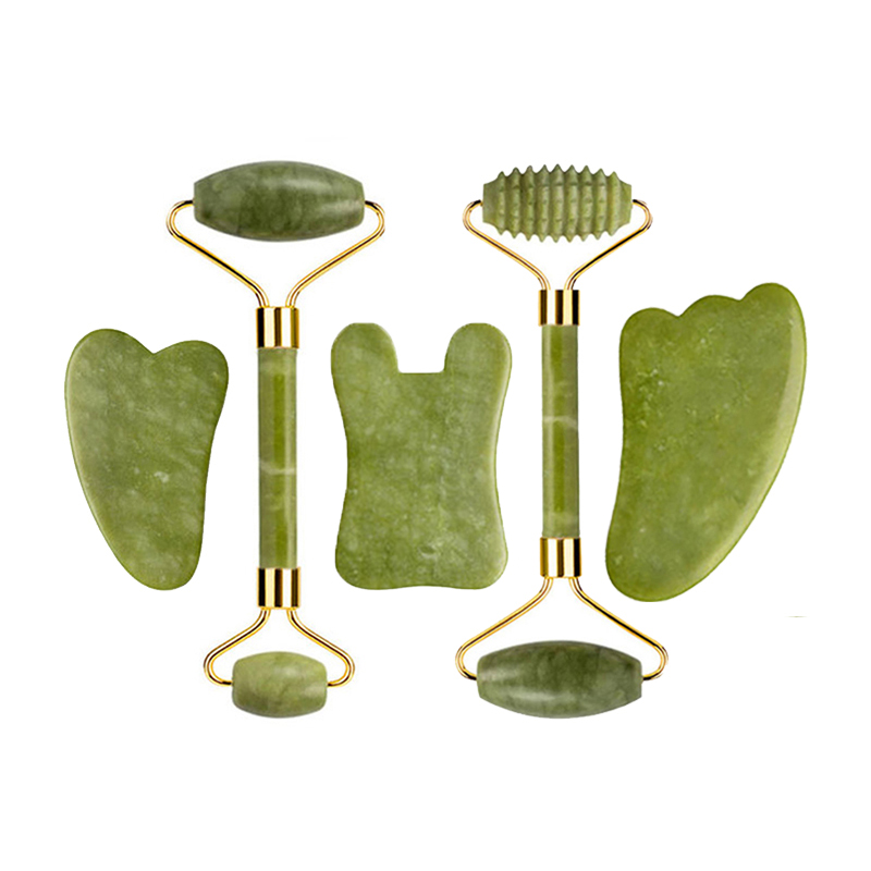 Jade Gua Sha Tool - Natürliche Jade Roller Gua Sha Massage