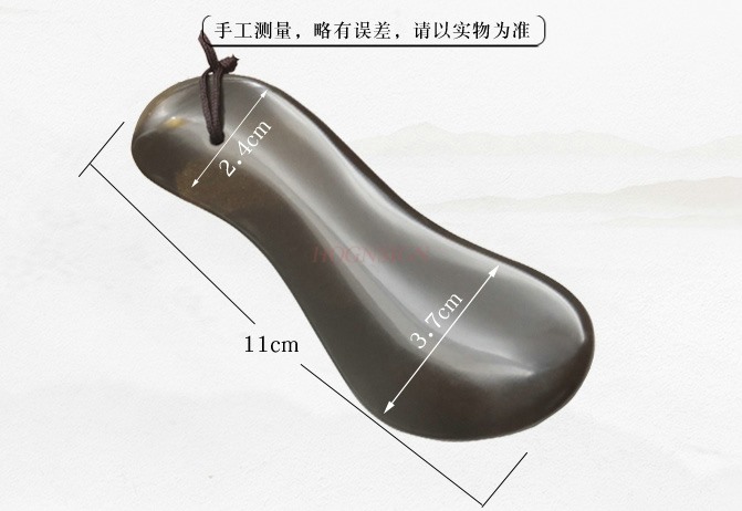 Jade Gua Sha Tool - Traditionelle chinesische Medizin Bianstone Gesichtsschabebrett weibliches