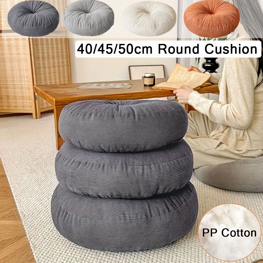 Meditation Cushion Zafu - Moderner Stil, dickes, ultraweiches, rundes Stuhlkissen/Tatami-Matten