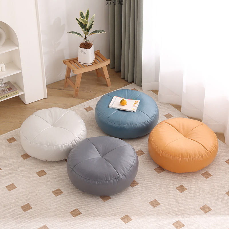 Meditation Cushion Zafu - Bodenkissen Verdickte Tatami-Matte Rundes Lounge-Sitzkissen zum