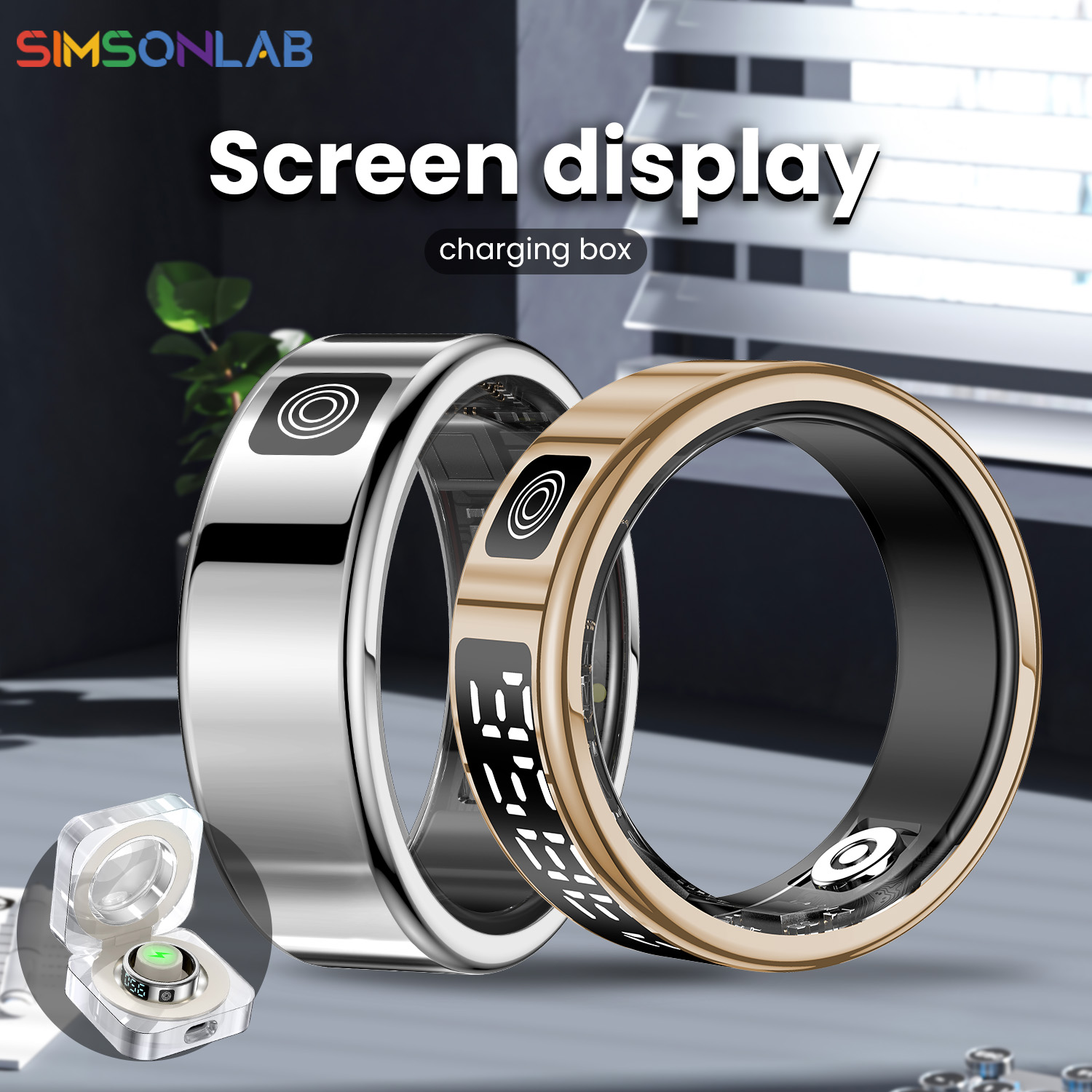 Women'S Health & Wellness Center - Neue Smart Ring SR08 Led-anzeige Schlaf