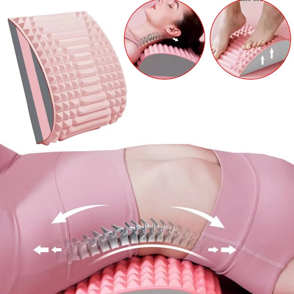 Back Stretcher Lumbar - Gerät zur Lendenwirbelmassage aus TPE, EVA-Nackenstrecker,
