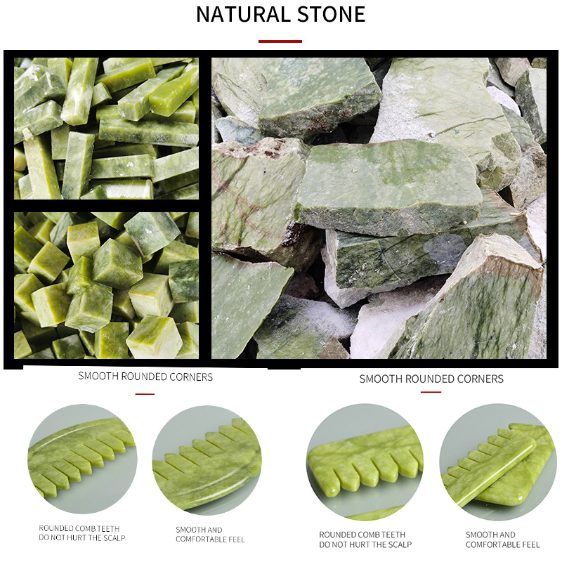 Natürliche Grüne Xiuyu Gua Sha – Jade Gua Sha Tool Bewertung und Preis
