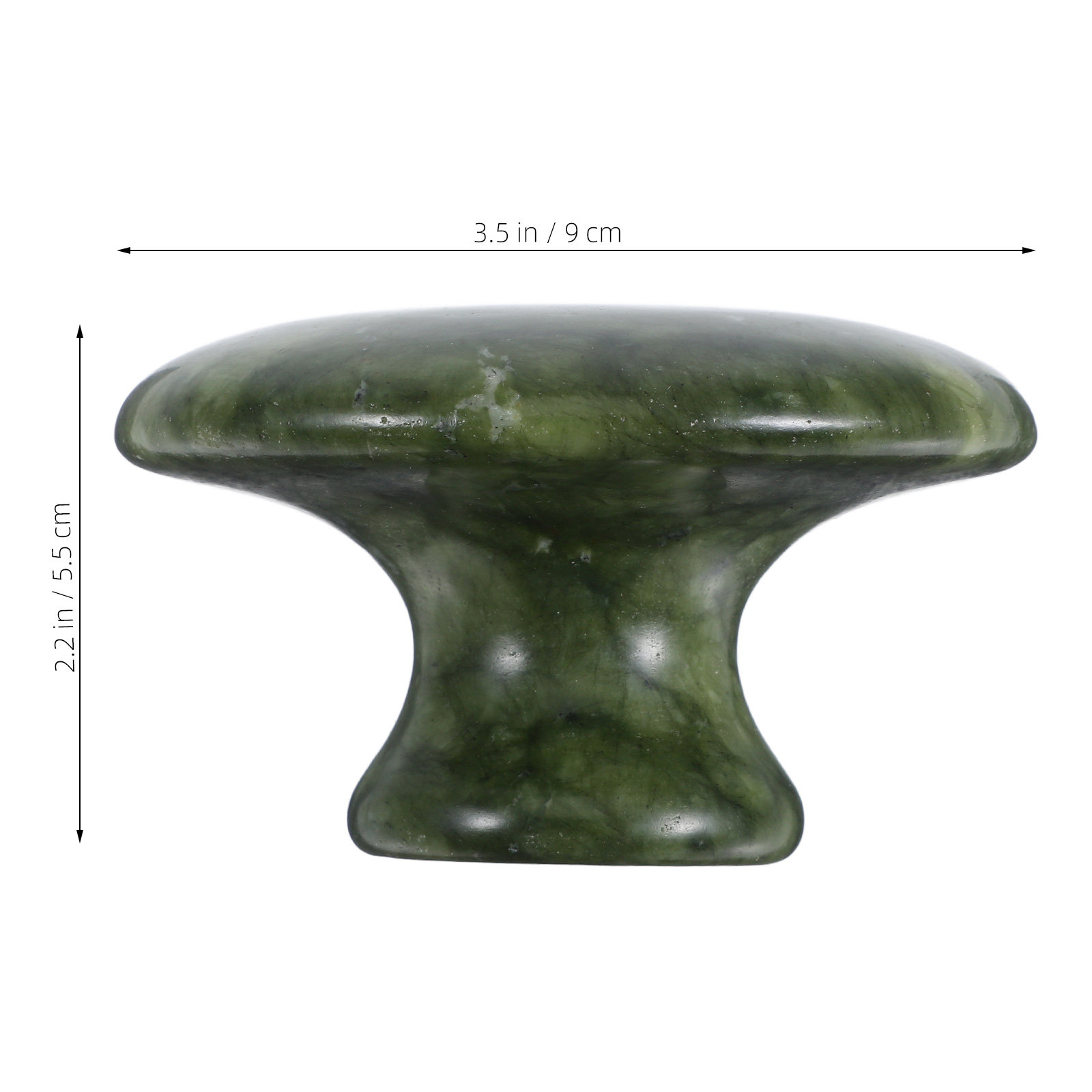 Pilzförmiger Jade-Massagestein – Jade Gua Sha Tool Bewertung und Preis