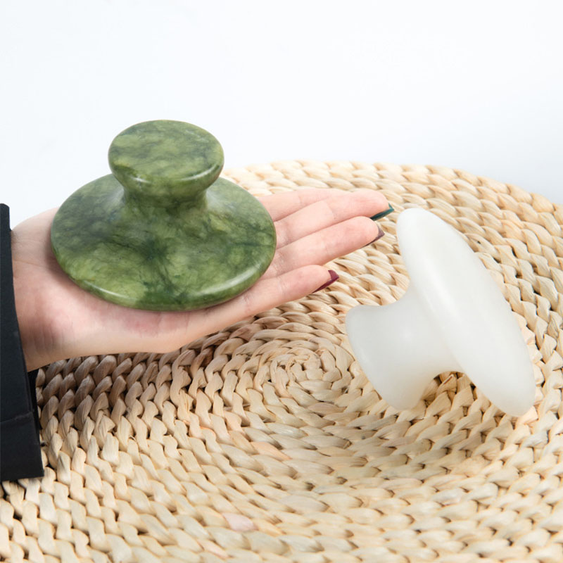 Natürliche Jade Pilz Kopf Mass – Jade Gua Sha Tool Bewertung und Preis