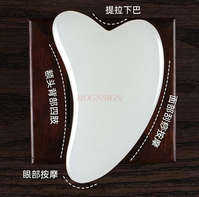 2 stücke Natürliche jade gesic – Jade Gua Sha Tool Bewertung und Preis