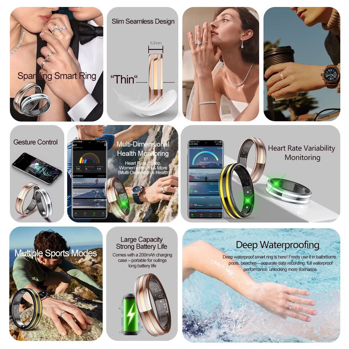 2026 Smart Ring für Männer und – Women'S Health & Wellness Center Bewertung und Preis