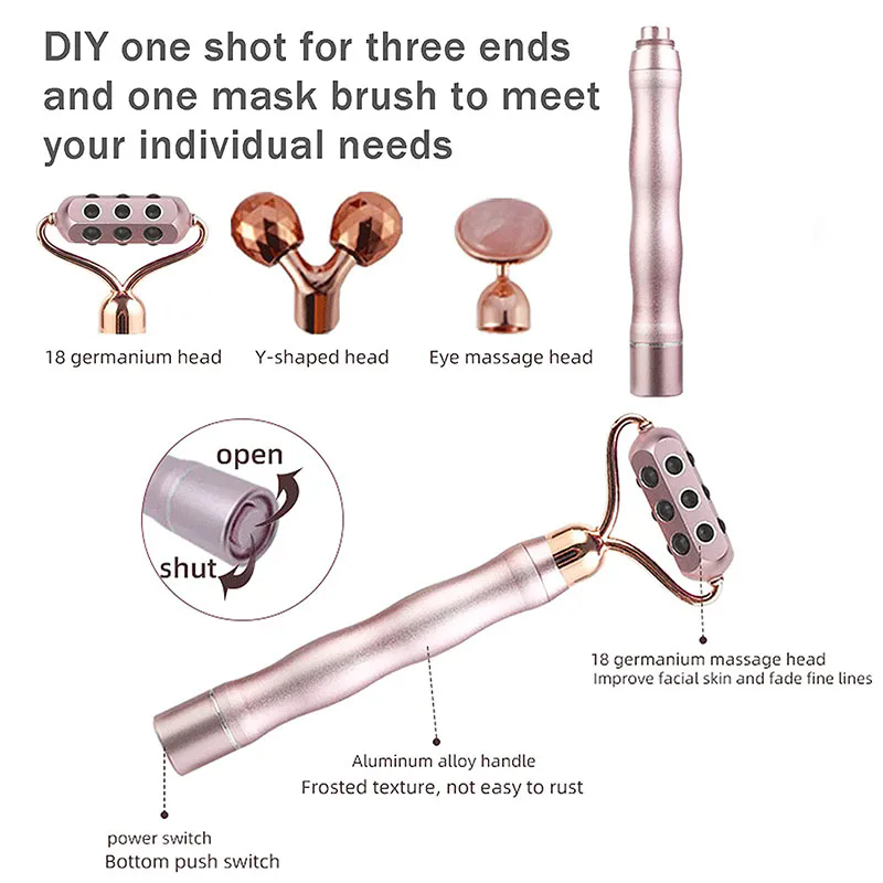3 In 1 3D Roller Germanium Ste – Jade Gua Sha Tool Bewertung und Preis