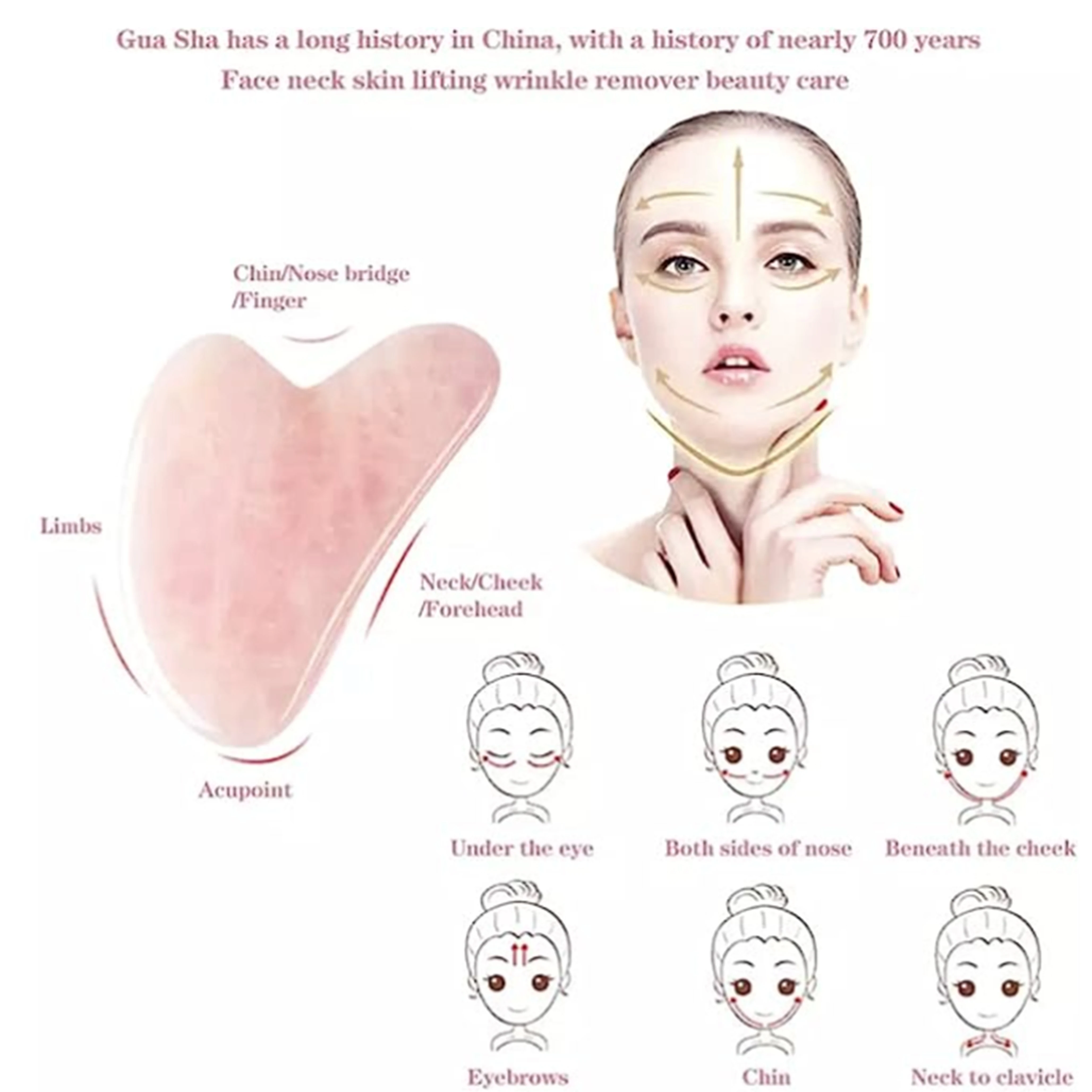 Rosenquarz Gua Sha für Gesicht – Jade Gua Sha Tool Bewertung und Preis