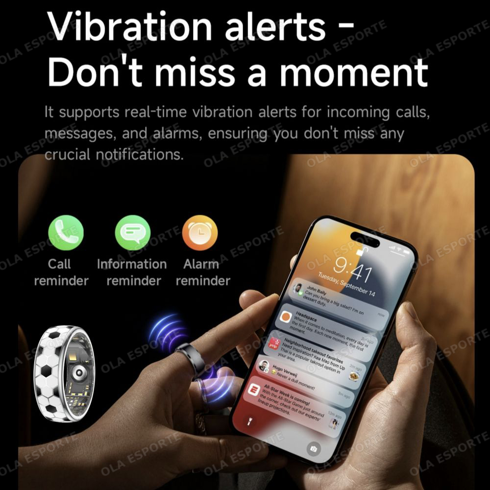 NEU Vibrationsalarm Smart Ring – Women'S Health & Wellness Center Bewertung und Preis