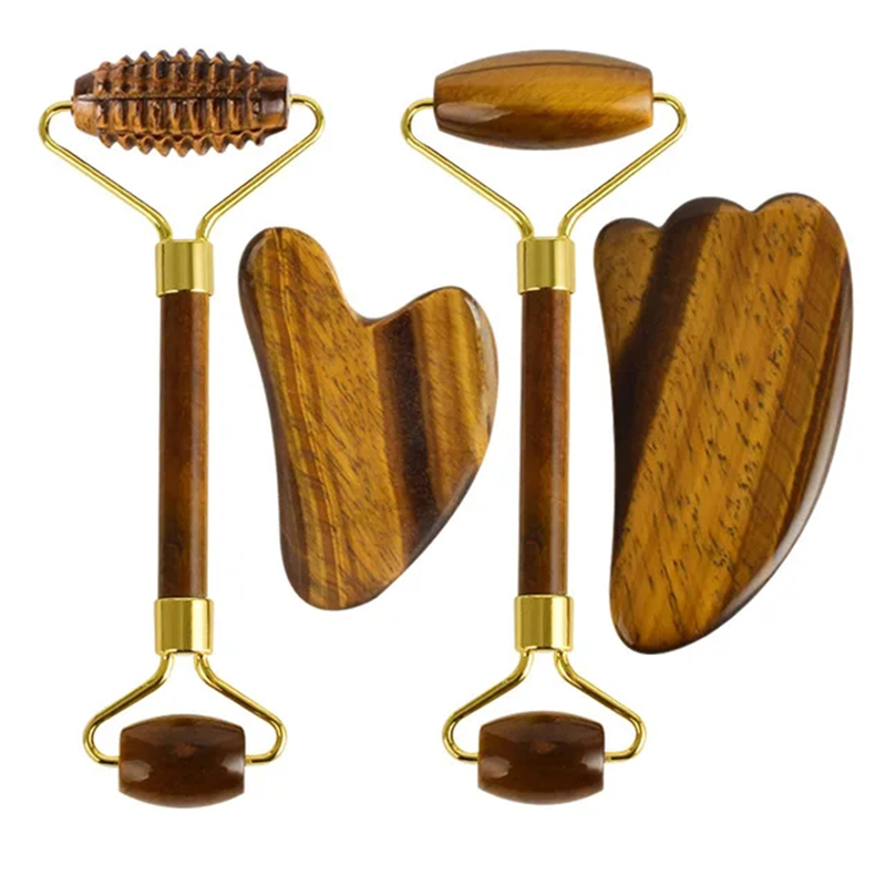Natürliche Tigerauge Jade Roll – Jade Gua Sha Tool Bewertung und Preis