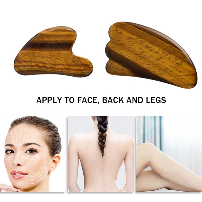 Natürliche Tigerauge Jade Roll – Jade Gua Sha Tool Bewertung und Preis