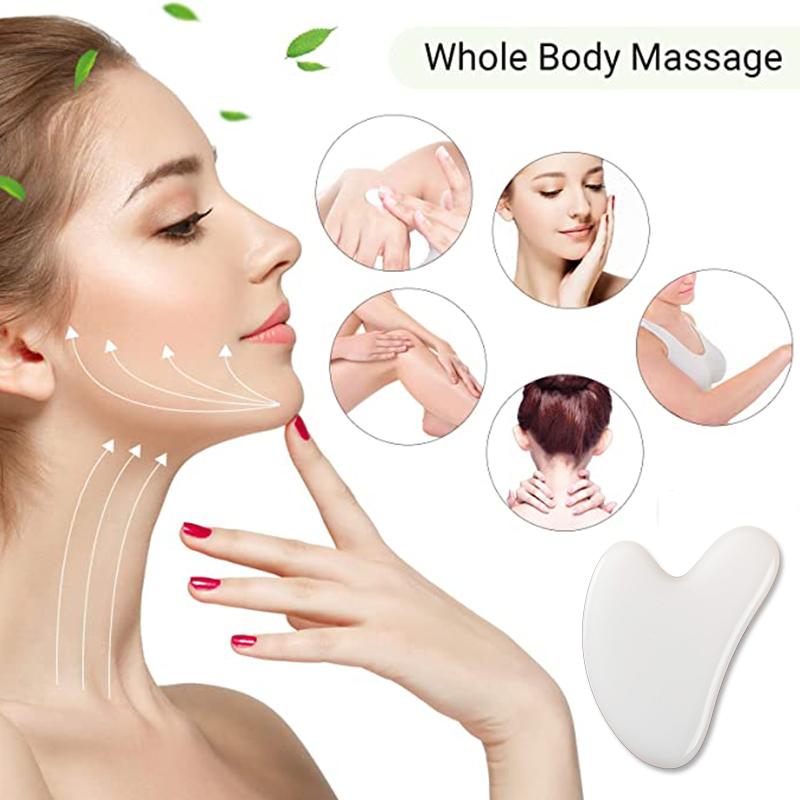 Natürliche weiße Jade Gua Sha  – Jade Gua Sha Tool Bewertung und Preis