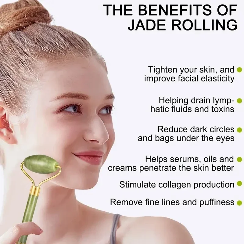 Natürlicher Jade-Roller für Ge – Jade Gua Sha Tool Bewertung und Preis